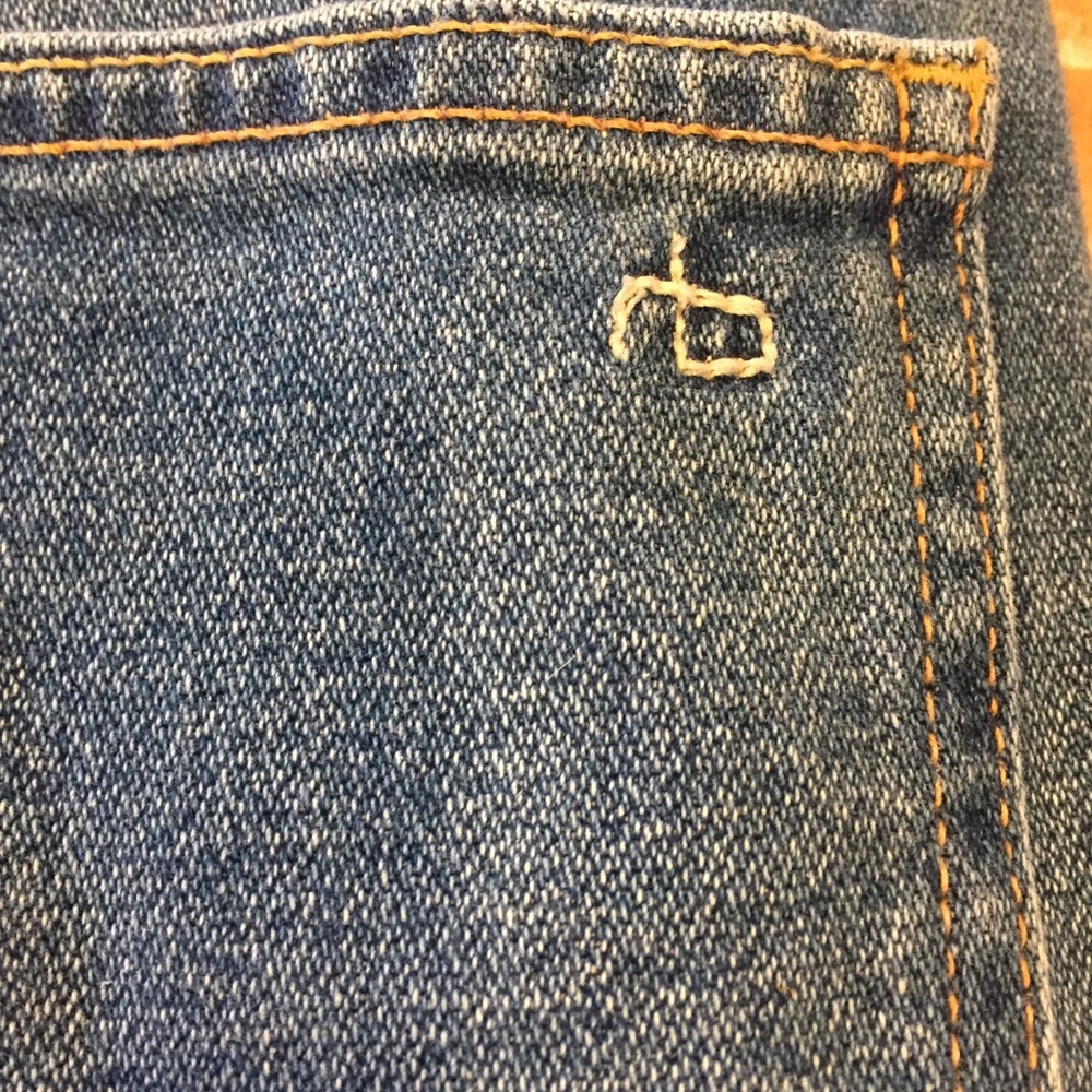 NWT rag & bone Lou high rise jean shorts 30 - Picture 7 of 8